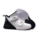 Wholesale Cheap Nike Lebron James Soldier 13 Shoes White Black