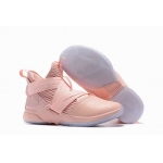 Wholesale Cheap Nike Lebron James Soldier 12 Shoes Pink