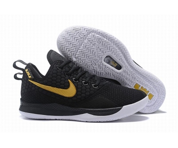 Wholesale Cheap Nike Lebron James Witness 3 Shoes Black Gold