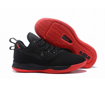 Wholesale Cheap Nike Lebron James Witness 3 Shoes Black Red