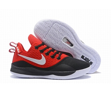 Wholesale Cheap Nike Lebron James Witness 3 Shoes Red Black