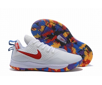 Wholesale Cheap Nike Lebron James Witness 3 Shoes White Colorful