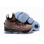 Wholesale Cheap Nike Lebron James 15 Air Cushion Shoes Colors Black