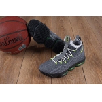 Wholesale Cheap Nike Lebron James 15 Air Cushion Shoes Grey Green