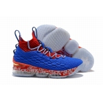 Wholesale Cheap Nike Lebron James 15 Air Cushion Shoes Sapphire Red