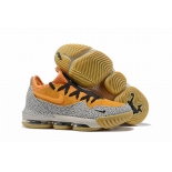 Wholesale Cheap Nike Lebron James 16 Air Cushion Low Shoes Orange Spot