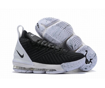 Wholesale Cheap Nike Lebron James 16 Air Cushion Shoes Black White