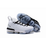 Wholesale Cheap Nike Lebron James 16 Air Cushion Shoes Left Black Right White