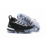 Wholesale Cheap Nike Lebron James 16 Air Cushion Shoes Left White Right Black