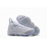 Wholesale Cheap Nike Lebron James 16 Air Cushion Shoes Pure White