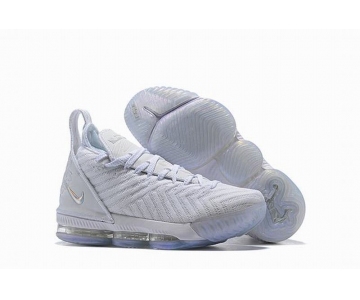 Wholesale Cheap Nike Lebron James 16 Air Cushion Shoes Pure White