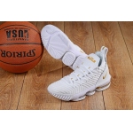 Wholesale Cheap Nike Lebron James 16 Air Cushion Shoes White Gold