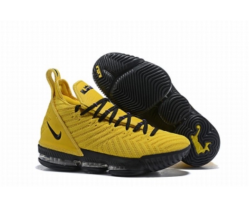 Wholesale Cheap Nike Lebron James 16 Air Cushion Shoes Yellow Black