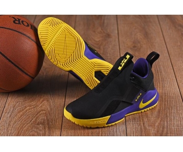 Wholesale Cheap Nike Lebron James Ambassador 11 Shoes Black Purple Yellow