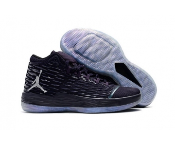 Wholesale Cheap Air Jordan Melo M13 Shoes Blue/Green-Silver