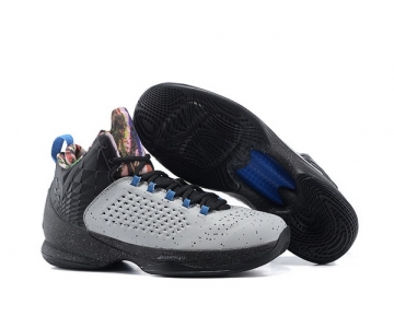 Wholesale Cheap Jordan Melo M11 X Shoes grey/black-blue