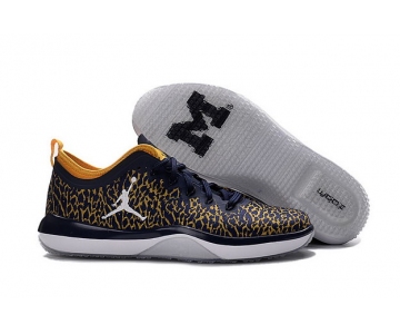 Wholesale Cheap Air Jordan Trainer 1 Shoes Blue/Yellow-White