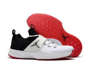 Wholesale Cheap Air Jordan Trainer 2 Flyknit Shoes Black/White-Red