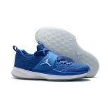 Wholesale Cheap Air Jordan Trainer 2 Flyknit Shoes Real Blue/White