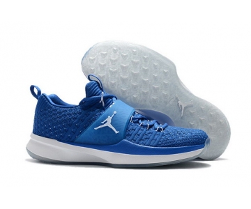 Wholesale Cheap Air Jordan Trainer 2 Flyknit Shoes Real Blue/White