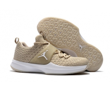 Wholesale Cheap Air Jordan Trainer 2 Flyknit Shoes Tan/White