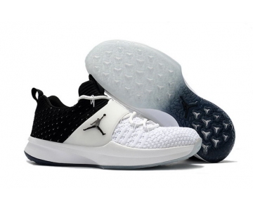 Wholesale Cheap Air Jordan Trainer 2 Flyknit Shoes White/Black