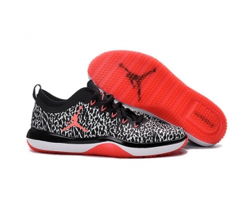 Wholesale Cheap Jordan Trainer Shoes Black/White-Red