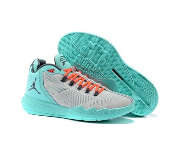 Wholesale Cheap Jordan CP3 IX AE Shoes Lake Blue/Grey-Orange