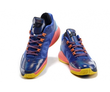 Wholesale Cheap Jordan CP3 VIII Shoes Blue/yellow