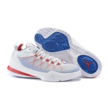 Wholesale Cheap Jordan CP3 VIII Shoes White/red-blue