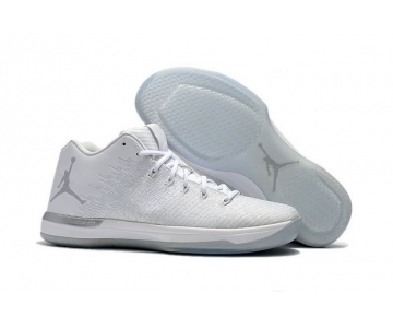 Wholesale Cheap Air Jordan 31 Low Shoes White/Pure Platinum