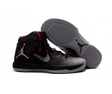 Wholesale Cheap Air Jordan 31 XXXI Shoes Black/Grey-Red