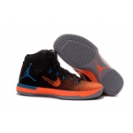 Wholesale Cheap Air Jordan 31 XXXI Shoes Black/Orange-Blue