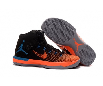 Wholesale Cheap Air Jordan 31 XXXI Shoes Black/Orange-Blue