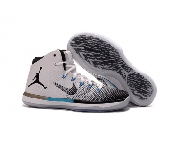 Wholesale Cheap Air Jordan 31 XXXI Shoes White/Black-Blue