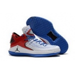 Wholesale Cheap Air Jordan 32 XXXI Low Shoes Blue/Red-White