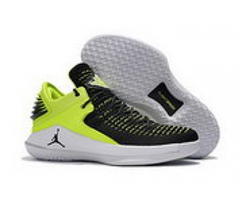 Wholesale Cheap Air Jordan 32 XXXI Low Shoes Green/Black-White