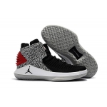 Wholesale Cheap Air Jordan 32 XXXII Shoes Black/red-white-grey cement