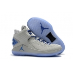 Wholesale Cheap Air Jordan 32 XXXII Shoes White/Blue-Grey