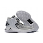Wholesale Cheap Air Jordan XXXII Retro Shoes Gray/white-black
