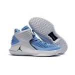Wholesale Cheap Air Jordan XXXII Retro Shoes UNC Blue/white-black