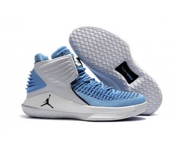 Wholesale Cheap Air Jordan XXXII Retro Shoes UNC Blue/white-black