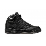 Wholesale Cheap Air Jordan 5 Premium Triple Black All Black