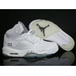 Wholesale Cheap Air Jordan 5 Retro Shoes White