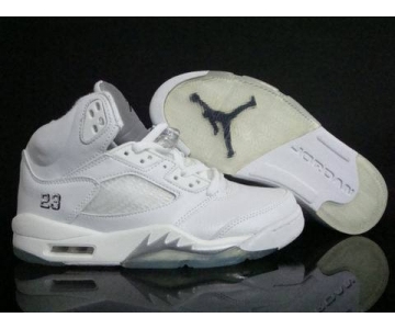 Wholesale Cheap Air Jordan 5 Retro Shoes White