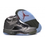 Wholesale Cheap Air Jordan 5 Shoes Silver/black/red