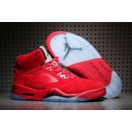 Wholesale Cheap Air Jordan 5 Suede University Red/Black-Silver