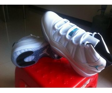 Wholesale Cheap Air Jordan 11 Columbia Shoes White/Legend blue