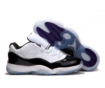 Wholesale Cheap Air Jordan 11 Low Concord Shoes White/Black