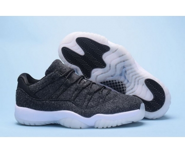 Wholesale Cheap Air Jordan 11 Low Wool Dark grey/White